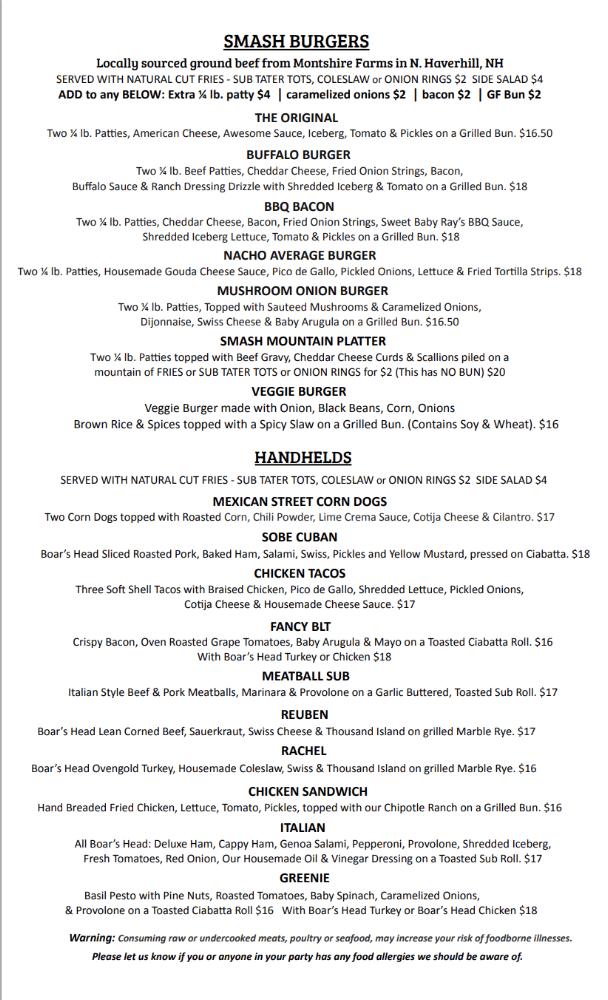 Merland's Tap & Table Menu image 1